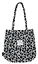 Сумка-шоппер с кнопкой Леопардовый принт (серая) (вельвет) (33х31) (12-Hanma-202411-B32) — 3080200 — 2