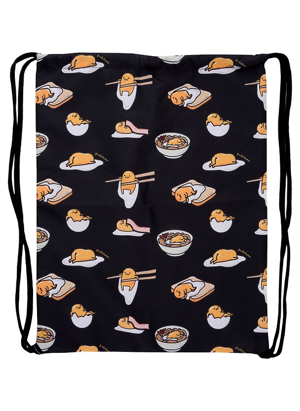 Мешок для сменной обуви «Gudetama» черный, 36X47см 2978280 — 1