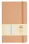 Книга для записей А5 96л кл. "Joy Book. Крем-брюле" иск.кожа, тонир.блок, скругл.углы, ляссе, резинка, карман на задн.форзаце — 3070164 — 1