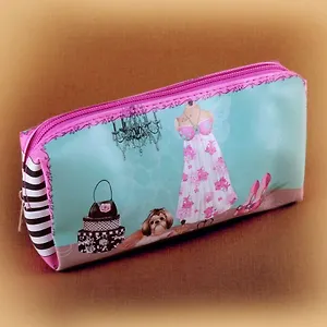 Сумочка для косметики (нейлон, ПВХ) (18х4,5х8,5) (29461)