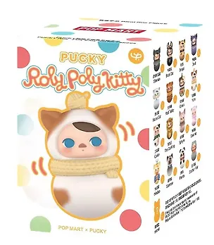 Фигурка коллекционная Pop Mart Pucky Roly-Poly Kitty Series в ассортименте, в непрозрачной Сюрприз-коробке 8х6х6 (67999) 3113103