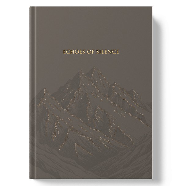 Книга для записей А4 200л кл. "Great Book. Mountains" 7БЦ, мат. лам., тисн. фольгой, офсет 3174688 — 1