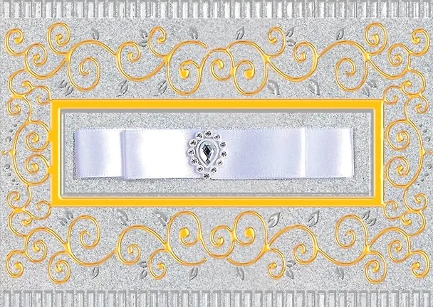 Открытка серии Люкс С Днем свадьбы [РА228-0014] 338228 — 1