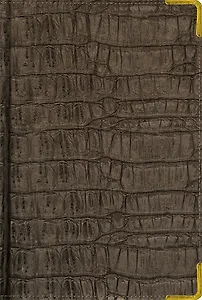 Ежедневник полудат. А5 192л "Prestige. Skin" серо-коричневый, иск.кожа, мет.уголки, поролон, тон.бумага, золот.торец, справ.мат-лы, ляссе, Listoff