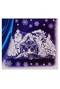 Набор новогодних наклеек "Зимний Рождественский дом"