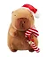 Мягкая игрушка Капибара в новогоднем колпачке (23см) (12-Shendang-CR04) — 3064913 — 1