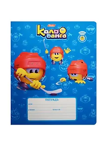 Тетрадь в клетку Hatber, "Веселые смайлики", 18 листов, в ассортименте