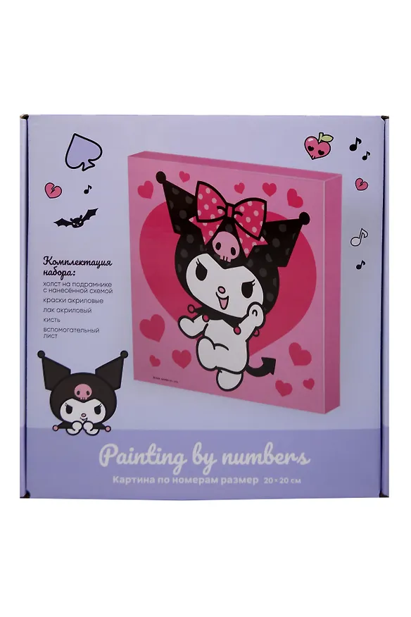 Картина по номерам Sanrio Hearts (20х20) 3111148 — 3