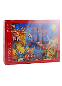 Пазл РЫЖИЙ КОТ 500 эл. 50*34,5см. Подводный мир