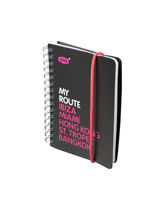 Записная книжка «My Route» А6, 80 листов в клетку, спираль, Stila 230027 — 1