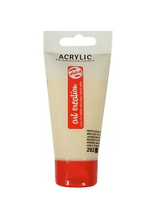 Краска акриловая Art Creation №292 неаполитанский жёлто-красный светлый, туба 75мл, Royal Talens