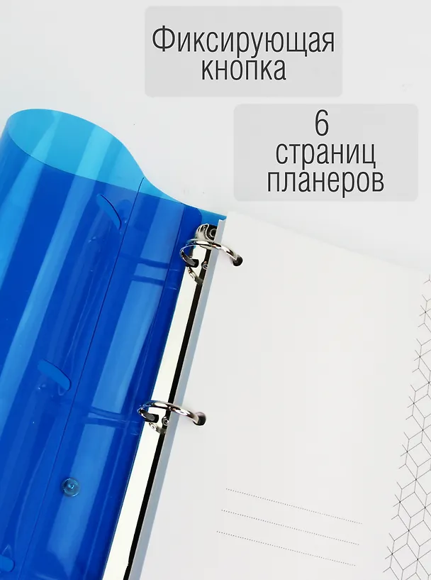 Тетрадь на кольцах «Jelly Book. Colorful» в ассортименте 120 листов в клетку, А4, сменный блок - Listoff 2973053 — 5
