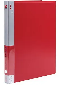 Папка 2кольца А4 24мм, пластик, красная, Berlingo