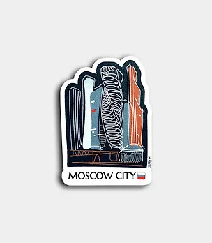Магнит Москва Сити (Москва) (5х5) (MAG00-MSK0028-F-EN) 3140109