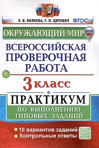 Окружающий мир. 3 класс. Всероссийская проверочная работа. Практикум по выполнению заданий
