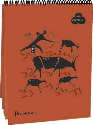 Блокнот Premium Terracotta (терракота) 30л А4 на спирали 327625