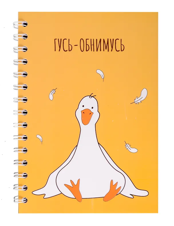 Тетрадь общая «Гусь - обнимусь», 80 листов в клетку, А5 - Yoi 3036693 — 2