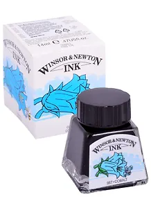 Тушь художественная Winsor&Newton, 14 мл, кобальт