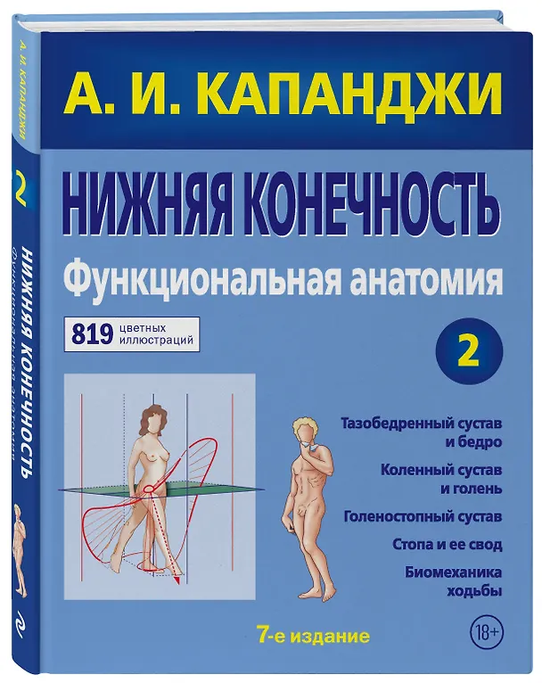 Книга Нижняя конечность: Функциональная анатомия. Том 2. 819 цветных иллюстраций (Адальберт Капанджи) — 4