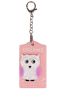 Чехол для карточек с карабином Совы объемные (пластик) (ПВХ бокс) 12-7080-1410