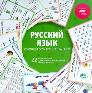 Книга Русский язык. Комплект обучающих плакатов (Елена Володина)