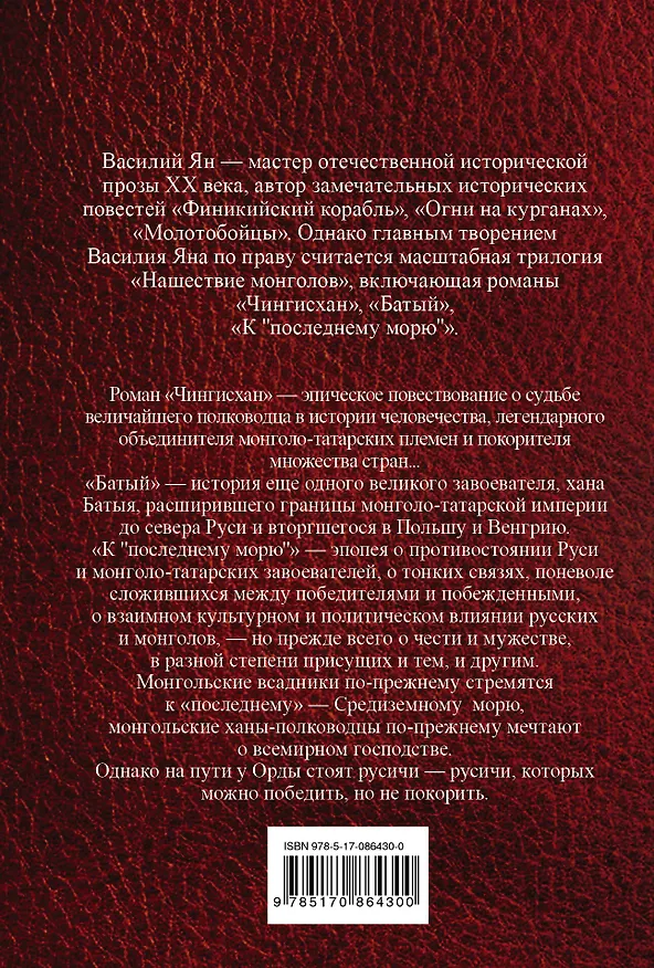 Книга Нашествие монголов (Василий Ян) — 2