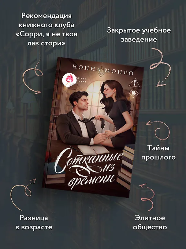 Книга Сотканные из времени (Нонна Монро) — 6