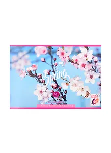 Альбом для рисования BG, Spring bloom, А4, 16 листов, на скрепке, в ассортименте