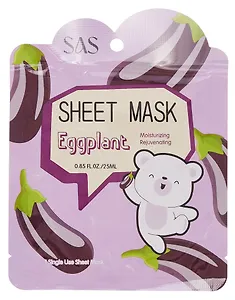 Маска для лица тканевая Баклажан (увлажнение) (25 мл) (12-26703-D1)