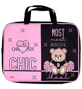 Папка для тетрадей "Модный сезон", молния, ручки, А4