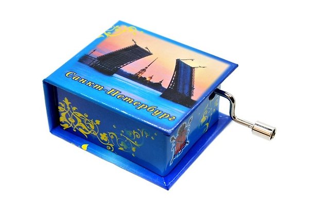 Сувенир, Акм, Шкатулка, Мосты, музыкальная 302181 — 1