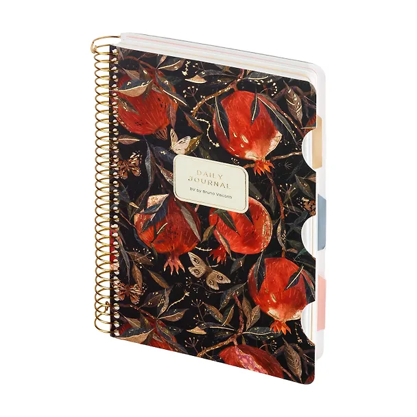 Книга для записей «Flora. Гранат», А5, линованная, Bruno Visconti 3158905 — 1