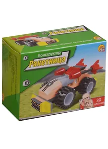 Конструктор пластиковый, Рыжий Кот Ракетница 39дет., коробка 9,5*7*4,5см К-1814