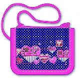 Кошелек "ДЖИНСА" 12,5*10см на шнурке, 4 отд., кольцо для ключей, полиэстер