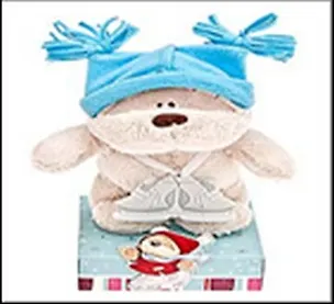 Мишка на подставке с коньками (00ЕХ1430001) 2299569