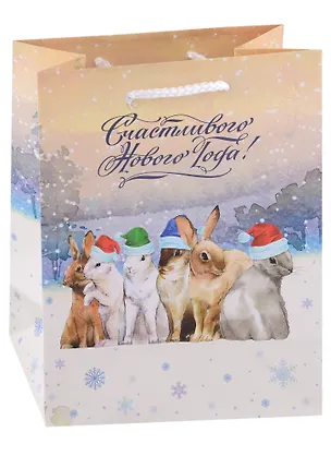 Пакет А5 22*18*10 "Счастливого Нового Года!" Новый год, бум.мат. 2957405