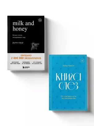 Комплект из 2-х книг. Дарю тебе нежность. Подарочный комплект из двух книг. Milk and honey и Книга слез — 2997071 — 1