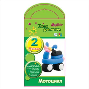 Набор для творчества, Mag Taller, Паста для лепки, 2 Уровень, Мотоцикл