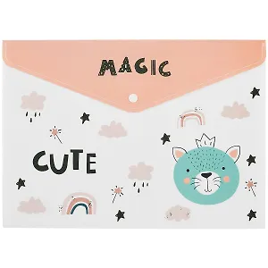 Папка-конверт А4 на кнопке "Сute"