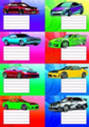 Наклейки детские YL-F школьное расписание (Ле Флэш) 2298974