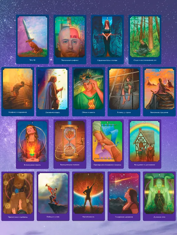 Книга Экстрасенсорное Таро. The Psychic Tarot Oracle. 65 карт + подробное руководство (Джон Холланд) — 15