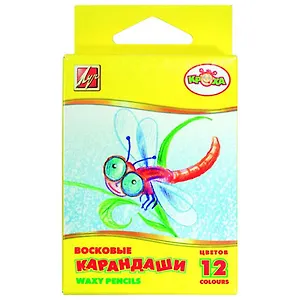 Восковые мелки, 12 цветов, Луч