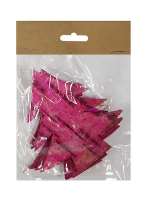 Декоративные элементы YW021 (7709019) (10см) (3шт) (розовый) (упаковка) 2494986