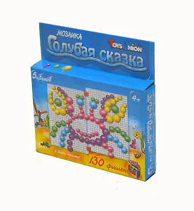 Мозаика с аппликацией ToysUnion Цветные сказки Голубая сказка 00-022