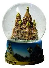 Сувенир АКМ Сноубол СПб h=9см "Спас-на-Крови" красн. основ. 097R-65-01 308017 — 1