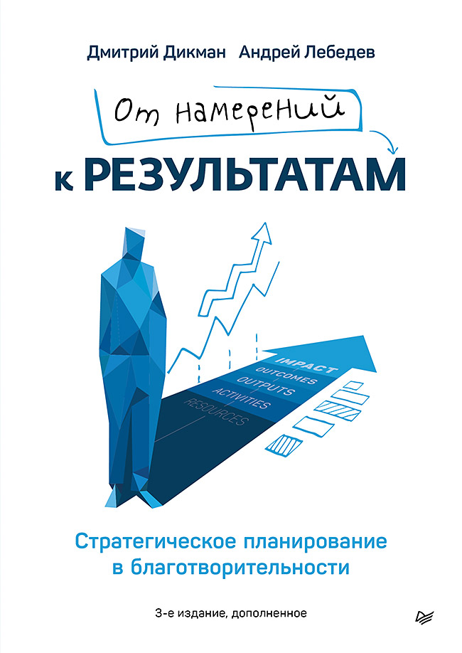 Обложка книги «От намерений к результатам. Стратегическое планирование в благотворительности. 3-е изд., доп.»