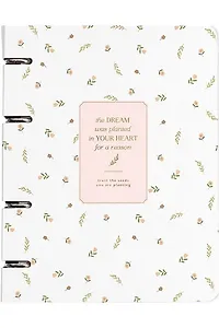 Тетрадь на кольцах в клетку Be Smart, April, 120 листов, белая