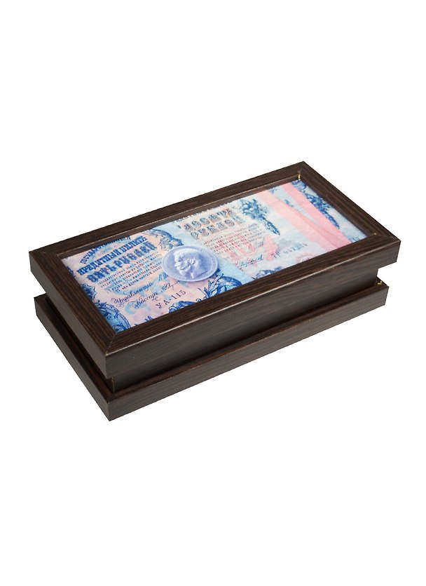 Шкатулка дерево Деньги (18х9х5) (1180051) 2499662 — 1