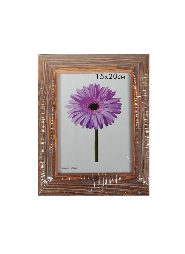 Фоторамка деревянная 15*20 "Gloria" орех с белой патиной, 100 рамок 235343 — 1