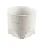 Кашпо Мрамор (белое) (керамика) (8х7) (12-06650-202306-99) — 2996698 — 2